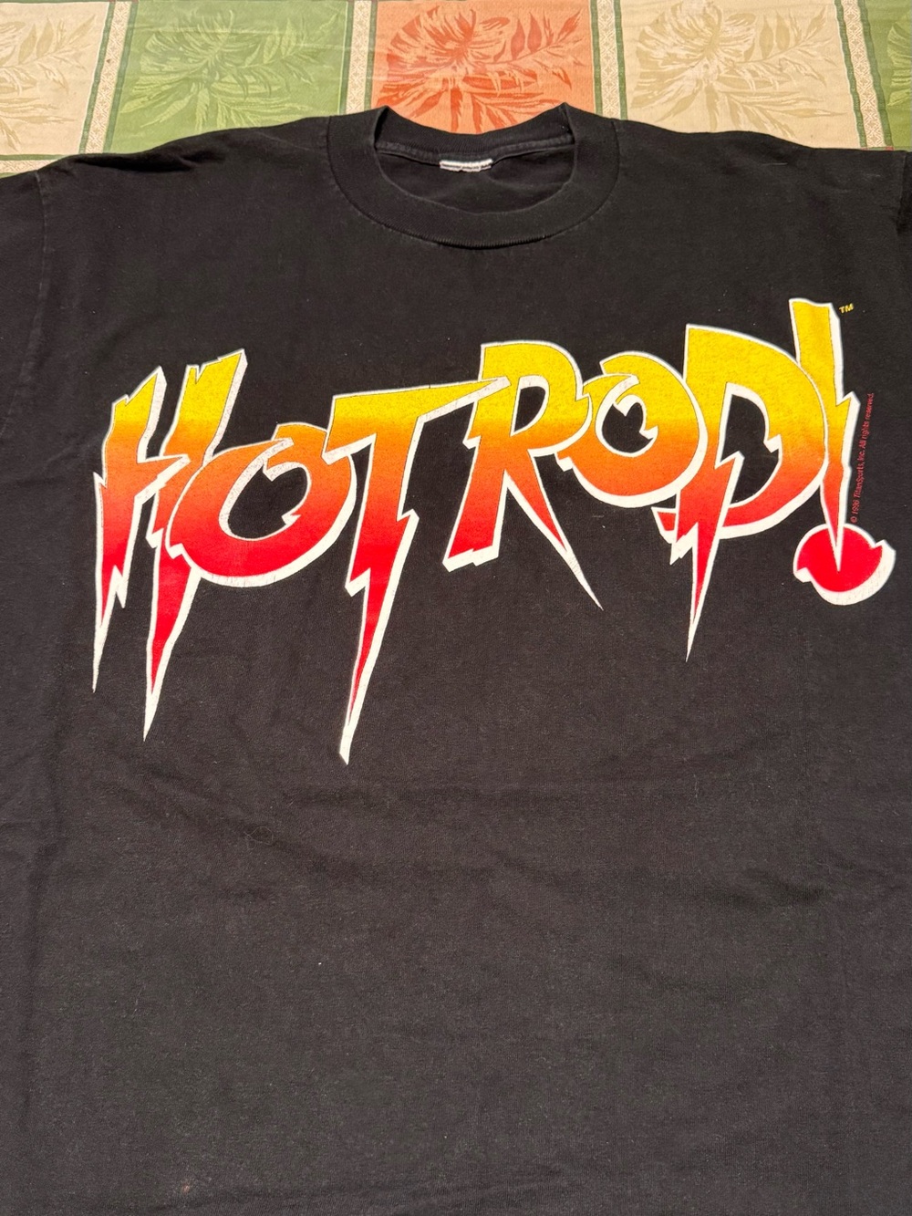 Vintage 1996 WWF Hot Rod Shirt Rowdy Roddy Piper XL Extra Large WWE WCW